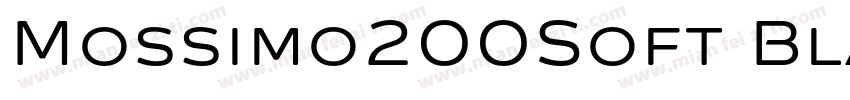 Mossimo200Soft Black Black字体转换
